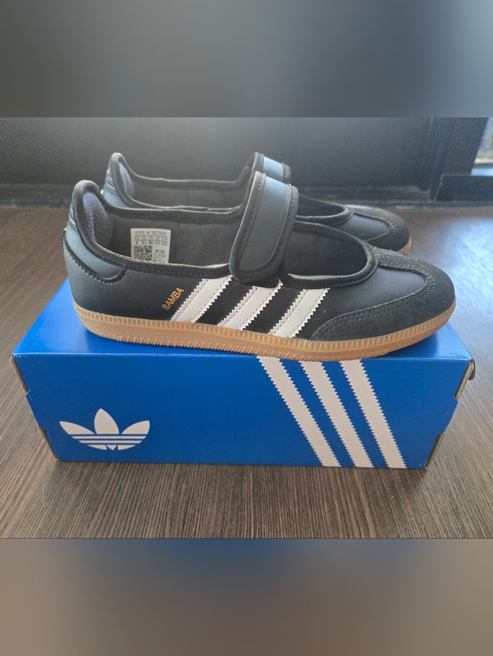 Adidas Mary Jane Samba - Youth Unisex Size 4